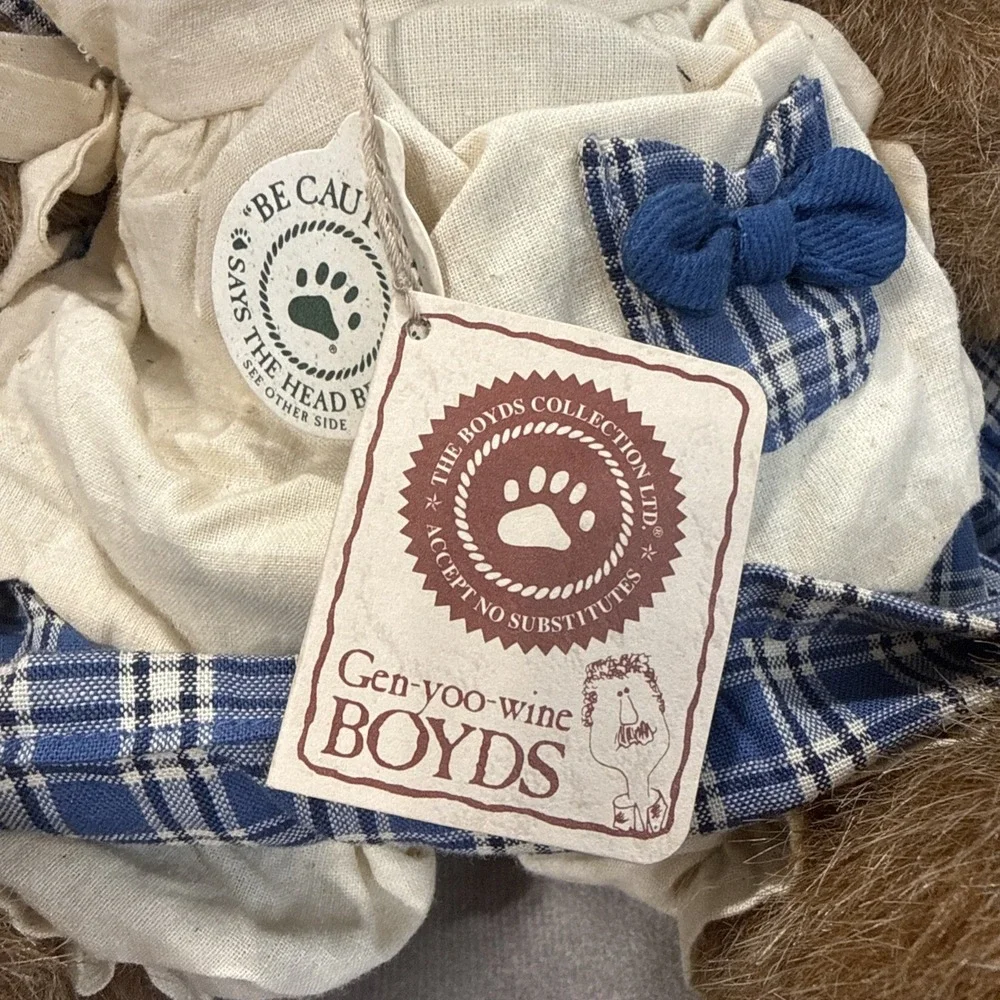 Boyds Bears MUFFIN B BLUEBERRY Plush 14